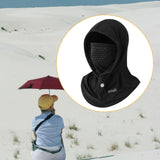 Maxbell Summer Balaclava Lightweight Men Women Face Mask for Sports Hiking Snowboard Black