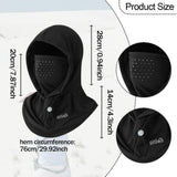 Maxbell Summer Balaclava Lightweight Men Women Face Mask for Sports Hiking Snowboard Black
