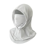 Maxbell Summer Balaclava Lightweight Men Women Face Mask for Sports Hiking Snowboard Light Grey
