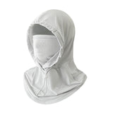 Maxbell Summer Balaclava Lightweight Men Women Face Mask for Sports Hiking Snowboard Light Grey