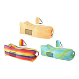 Maxbell Inflatable Lounger Chair Lazy for Backyard Outdoor and Indoor Easy Setup Yellow White