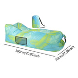 Maxbell Inflatable Lounger Chair Lazy for Backyard Outdoor and Indoor Easy Setup Green Leeves