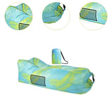 Maxbell Inflatable Lounger Chair Lazy for Backyard Outdoor and Indoor Easy Setup Green Leeves