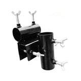 Maxbell Adjustable Patio Umbrella Holder Parasol Clamp Bracket for Balcony Pool Deck Diameter 3.9cm