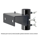 Maxbell Adjustable Patio Umbrella Holder Parasol Clamp Bracket for Balcony Pool Deck Diameter 3.6cm