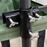 Maxbell Adjustable Patio Umbrella Holder Parasol Clamp Bracket for Balcony Pool Deck Diameter 3.6cm