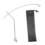 Maxbell Lantern Stand for Camping Courtyard Lamp Holder for Picnic Party Backpacking Silver