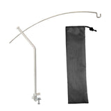 Maxbell Lantern Stand for Camping Courtyard Lamp Holder for Picnic Party Backpacking Silver