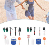 Maxbell Beach Toys for Kids Fork Outdoor Digging Sandbox Toy for Girls 3-10 Boys