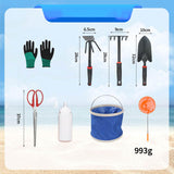 Maxbell Beach Toys for Kids Fork Outdoor Digging Sandbox Toy for Girls 3-10 Boys