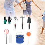 Maxbell Beach Toys for Kids Fork Outdoor Digging Sandbox Toy for Girls 3-10 Boys