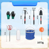 Maxbell Beach Toys for Kids Fork Outdoor Digging Sandbox Toy for Girls 3-10 Boys