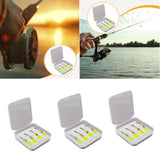 Maxbell 4Pcs Fly Fishing Lures High Visibility Supplies Fishing Equipment with Hooks Style A
