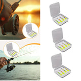 Maxbell 4Pcs Fly Fishing Lures High Visibility Supplies Fishing Equipment with Hooks Style A