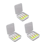 Maxbell 4Pcs Fly Fishing Lures High Visibility Supplies Fishing Equipment with Hooks Style A