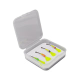 Maxbell 4Pcs Fly Fishing Lures High Visibility Supplies Fishing Equipment with Hooks Style A