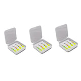 Maxbell 4Pcs Fly Fishing Lures High Visibility Supplies Fishing Equipment with Hooks Style A