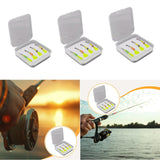 Maxbell 4Pcs Fly Fishing Lures High Visibility Supplies Fishing Equipment with Hooks Style A