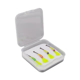 Maxbell 4Pcs Fly Fishing Lures High Visibility Supplies Fishing Equipment with Hooks Style B