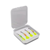 Maxbell 4Pcs Fly Fishing Lures High Visibility Supplies Fishing Equipment with Hooks Style B