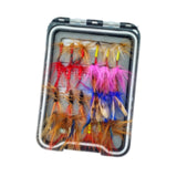Maxbell 24 Pieces Fishing Flies Assortment Fly Fishing Kit for Bass Grayling Panfish