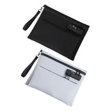 Maxbell Storage Bag with Password Lock Case Travel Tote Bag for Cord Earphone Wallet Black