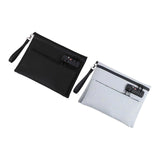 Maxbell Storage Bag with Password Lock Case Travel Tote Bag for Cord Earphone Wallet Black