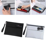 Maxbell Storage Bag with Password Lock Case Travel Tote Bag for Cord Earphone Wallet Black