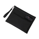 Maxbell Storage Bag with Password Lock Case Travel Tote Bag for Cord Earphone Wallet Black