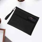 Maxbell Storage Bag with Password Lock Case Travel Tote Bag for Cord Earphone Wallet Black