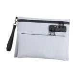 Maxbell Storage Bag with Password Lock Case Travel Tote Bag for Cord Earphone Wallet Grey