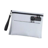 Maxbell Storage Bag with Password Lock Case Travel Tote Bag for Cord Earphone Wallet Grey