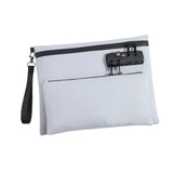 Maxbell Storage Bag with Password Lock Case Travel Tote Bag for Cord Earphone Wallet Grey