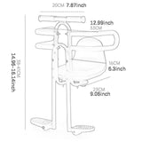 Maxbell Bicycle Front Seat for Kids for 6 Months - 8 Years Old Mountain Bike Outdoor Brown with Armrests