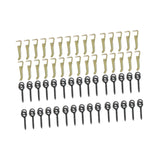 Maxbell Fishing Anti Entanglement- Sleeves Long-term Use Sleeves Lock Pin Screws