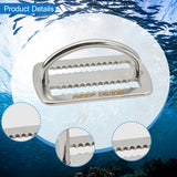 Maxbell Scuba Diving D Ring Water Sports Nonslip Weight Belt Keeper Retainer Stopper