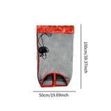 Maxbell Drawstring Fishing Net Foldable Lightweight Mesh Net for Crayfish Small Fish Net Ground Nail Bag