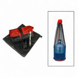 Maxbell Drawstring Fishing Net Foldable Lightweight Mesh Net for Crayfish Small Fish Net Ground Nail Bag