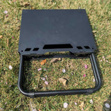 Maxbell Folding Camping Table Sturdy Carbon Steel Bbq Table for Backyard Patio BBQ