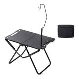 Maxbell Folding Camping Table Sturdy Carbon Steel Bbq Table for Backyard Patio BBQ