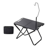 Maxbell Folding Camping Table Sturdy Carbon Steel Bbq Table for Backyard Patio BBQ