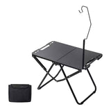 Maxbell Folding Camping Table Sturdy Carbon Steel Bbq Table for Backyard Patio BBQ