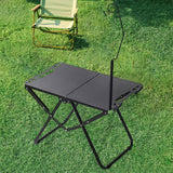 Maxbell Folding Camping Table Sturdy Carbon Steel Bbq Table for Backyard Patio BBQ