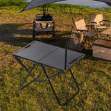 Maxbell Folding Camping Table Sturdy Carbon Steel Bbq Table for Backyard Patio BBQ