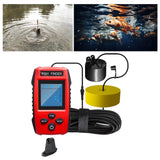 Maxbell Portable Fish Finder Accurate Fish Depth Finder for Kayaks Sea Fishing Boats