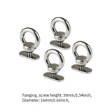 Maxbell 4 Pcs Kayak Track Mount Tie Down Eyelet Canoe Fastener