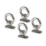 Maxbell 4 Pcs Kayak Track Mount Tie Down Eyelet Canoe Fastener