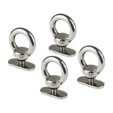 Maxbell 4 Pcs Kayak Track Mount Tie Down Eyelet Canoe Fastener