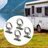 Maxbell 4 Pcs Kayak Track Mount Tie Down Eyelet Canoe Fastener