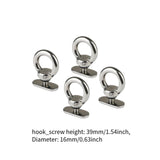 Maxbell 4 Pcs Kayak Track Mount Tie Down Eyelet Canoe Fastener